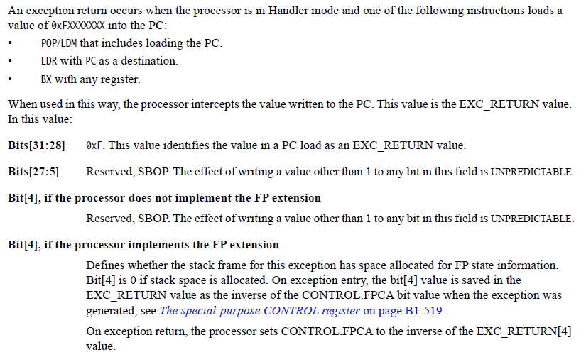 Return Exceptions Scheduler in Embedded RTOS - This is where the story begins…